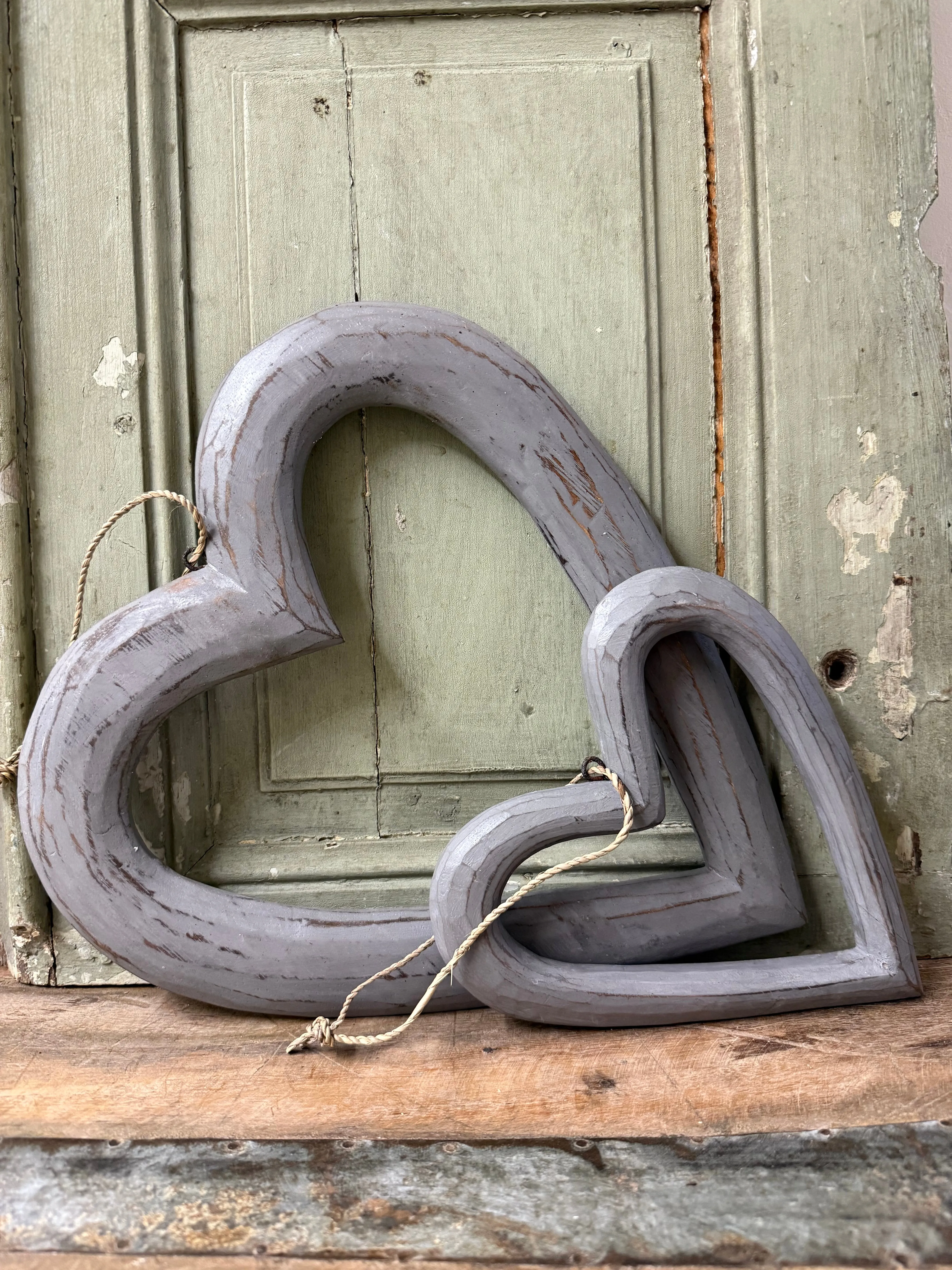 *OFFER* Set of 2 Hanging Hearts - 4 colours