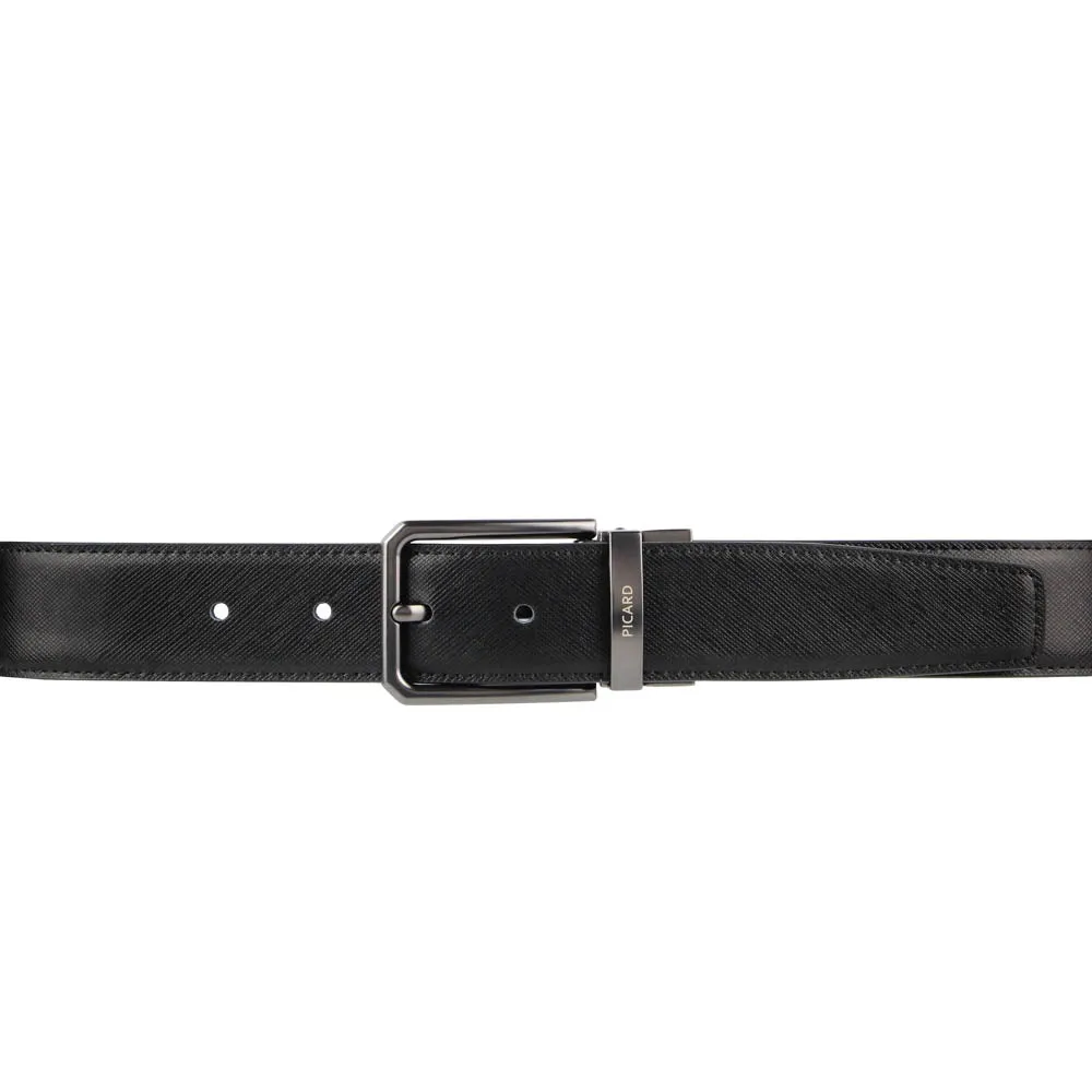 Picard Gregory Pin Reversible 35mm Men's  Leather Belt (Black/Brown)
