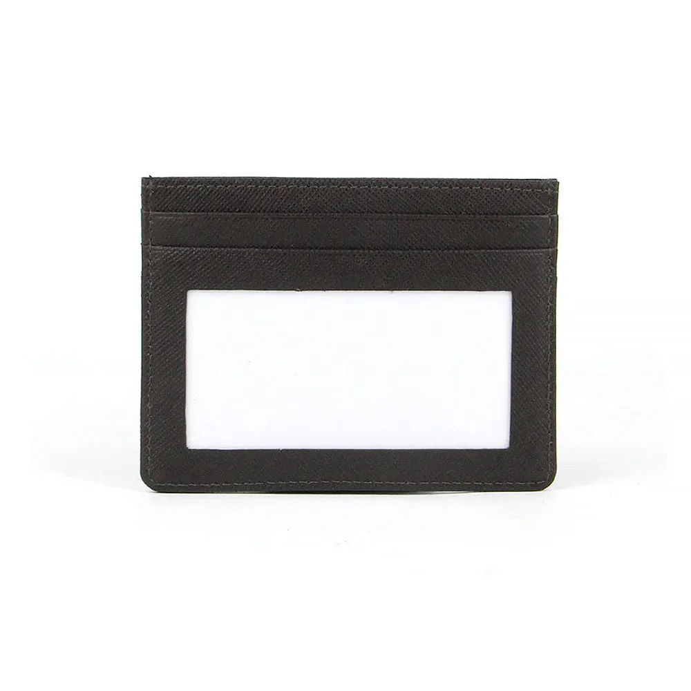 Picard Saffiano Leather Card Holder (Cafe)