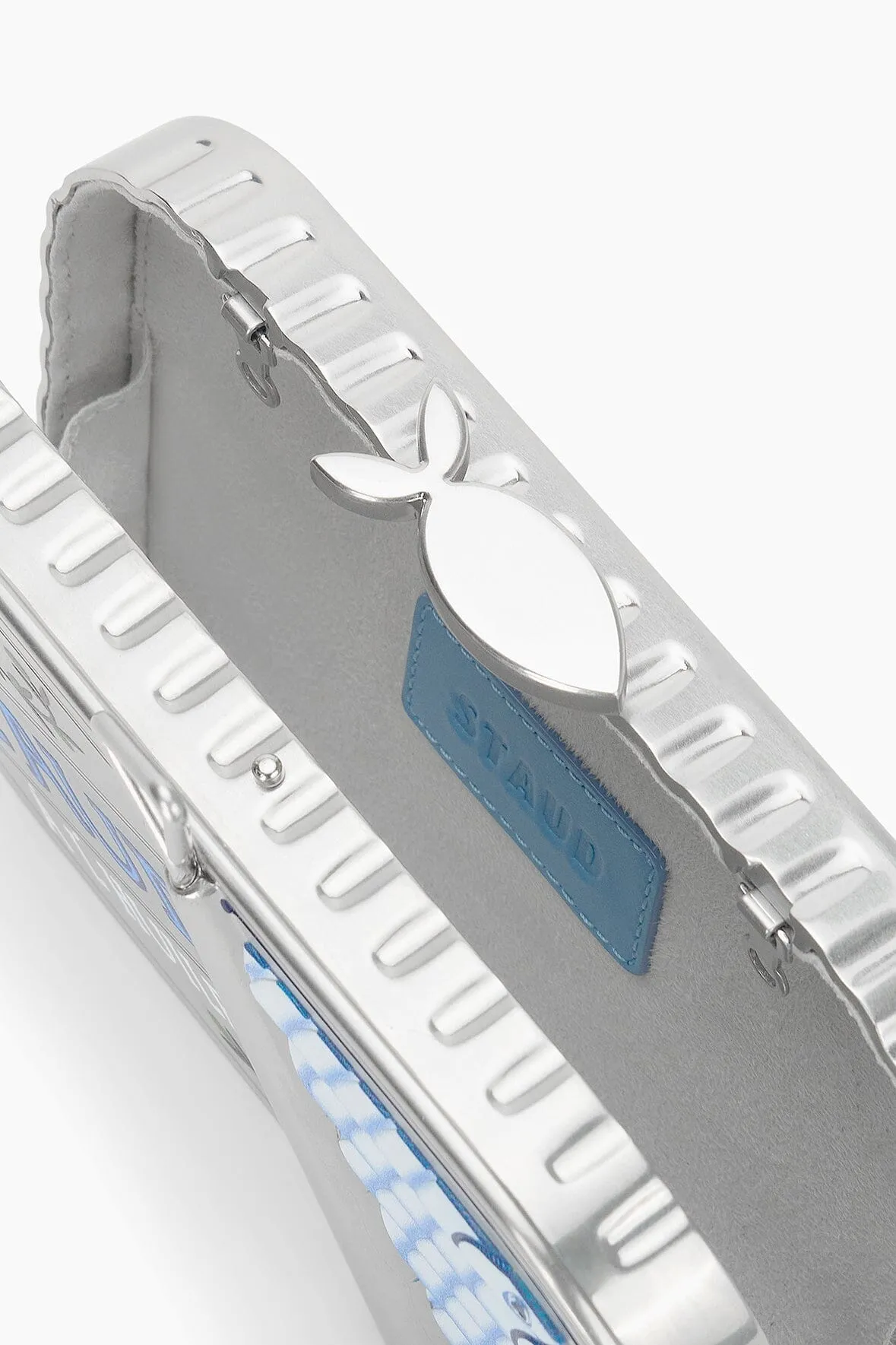 STAUDINES TIN CLUTCH | SILVER MULTI
