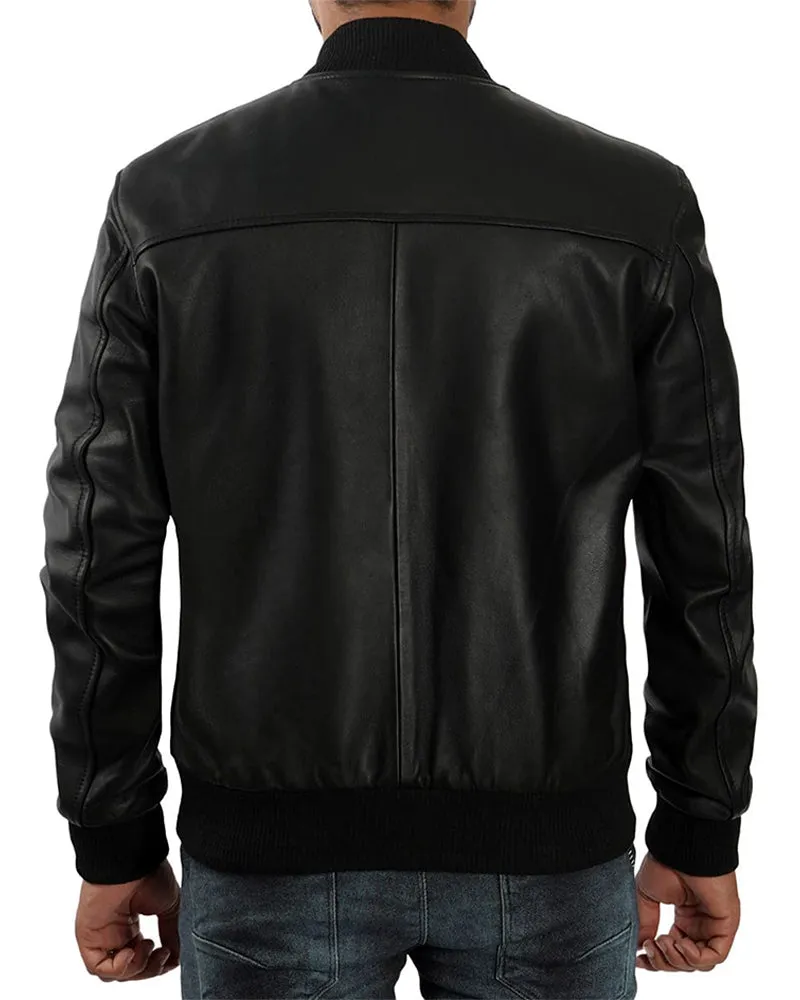 Stylish Black Leather Jacket