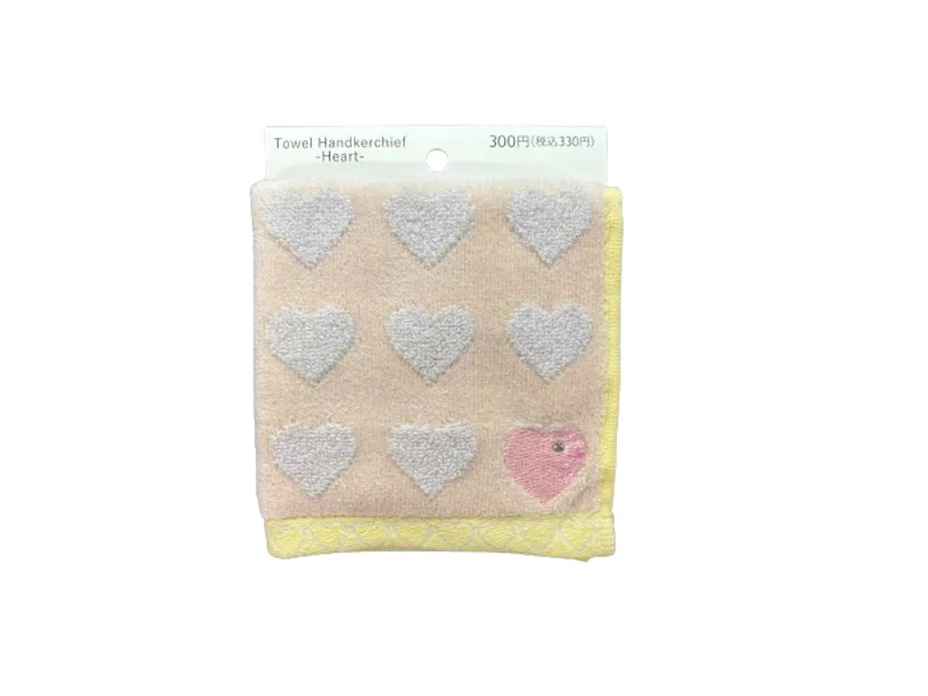 Towel Handkerchief Heart