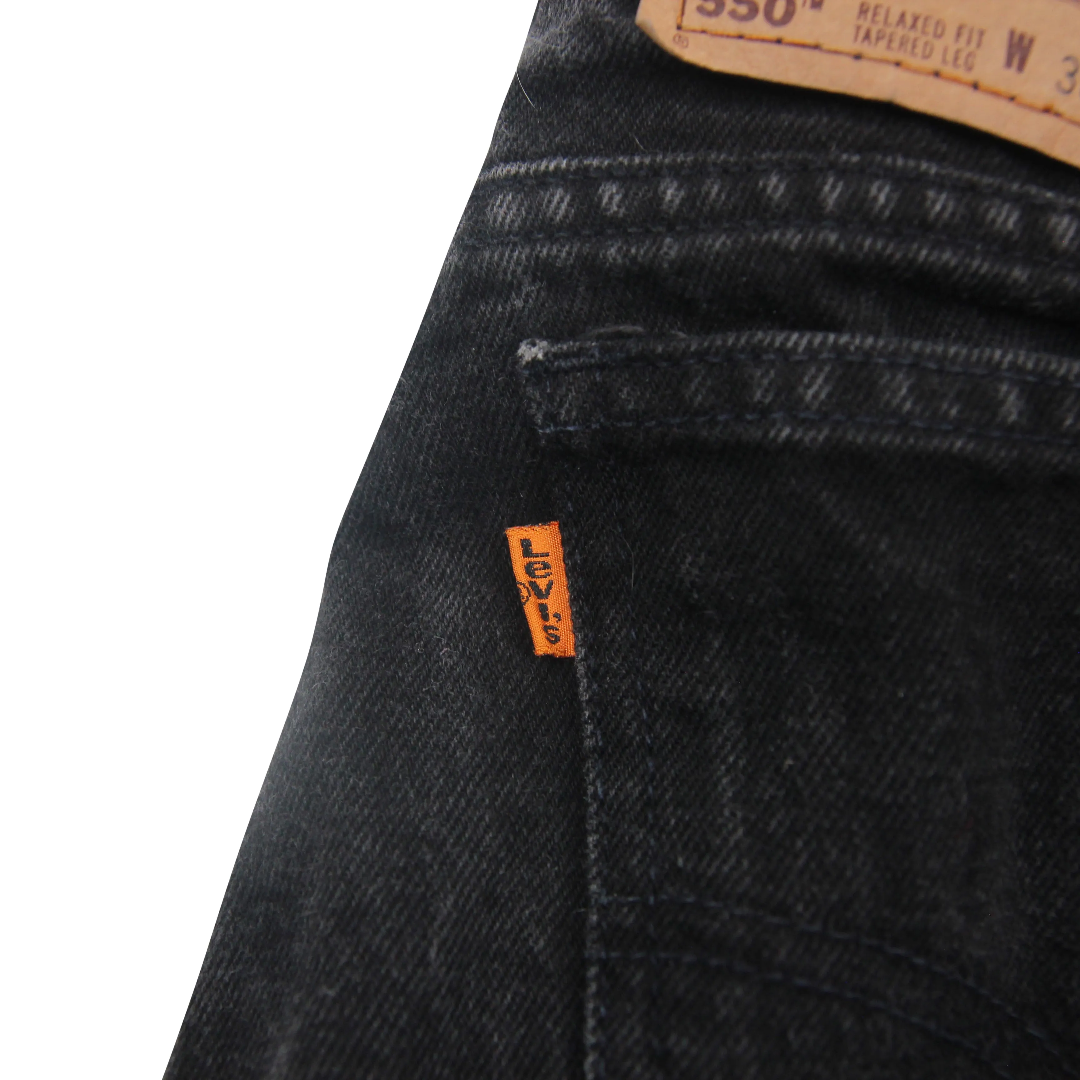 Vintage Levis 550 Relaxed Fit Orange Tab Denim Jeans - 36"x30"