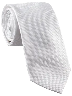 White Pattern Tie, Bow Tie, Handkerchief