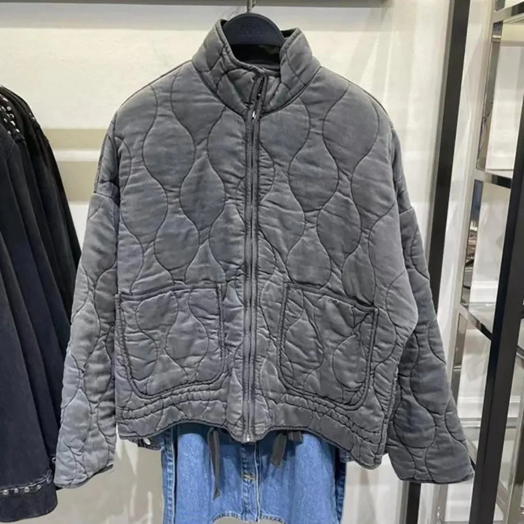 Winter Jackets Women's Coat Warm Outwear With Pocket Casual Loose Ladies Jacket Vintage Fashion Outerwear Woman Parkas Coat