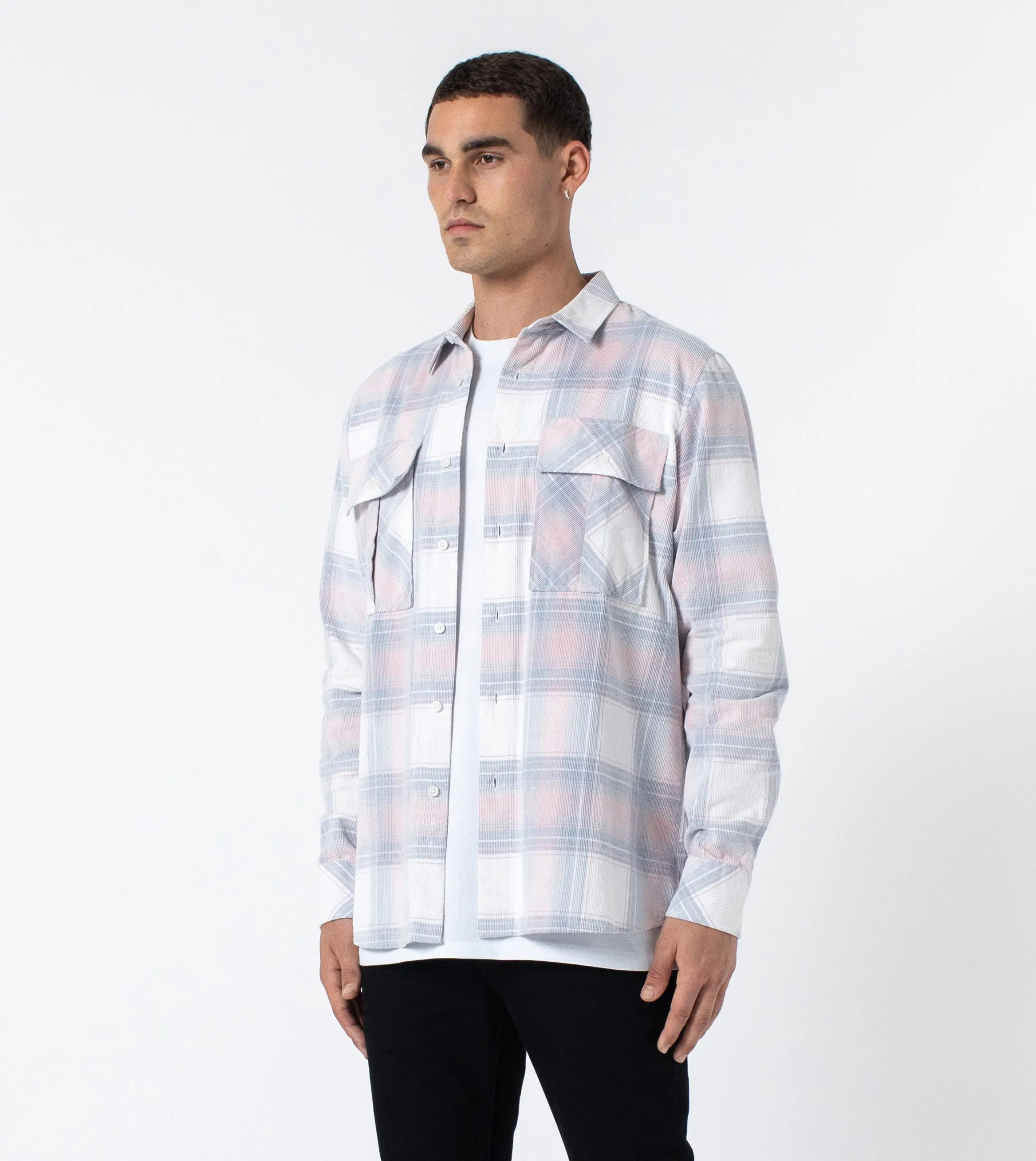Work Cord LS Shirt Frost/Musk