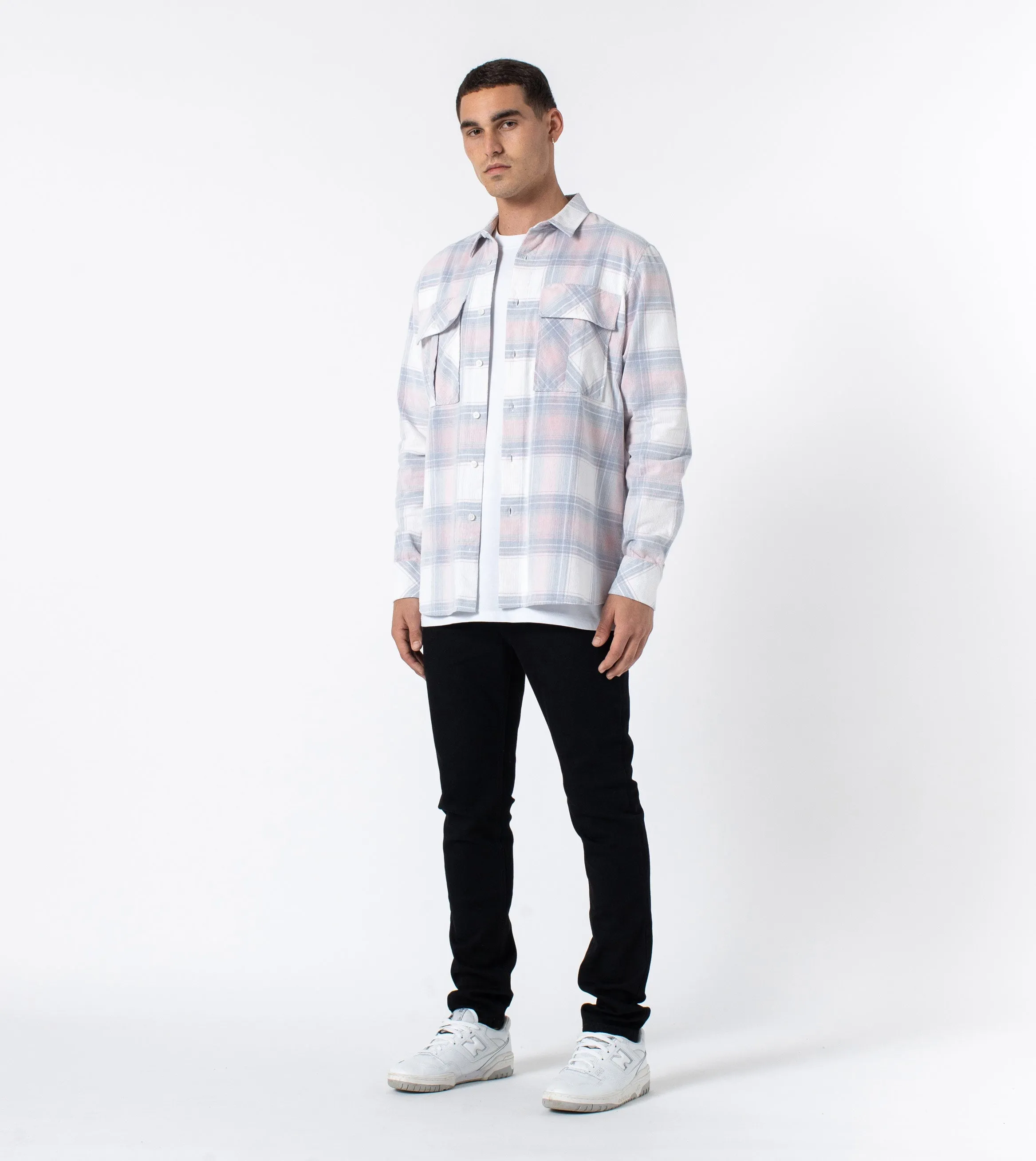 Work Cord LS Shirt Frost/Musk